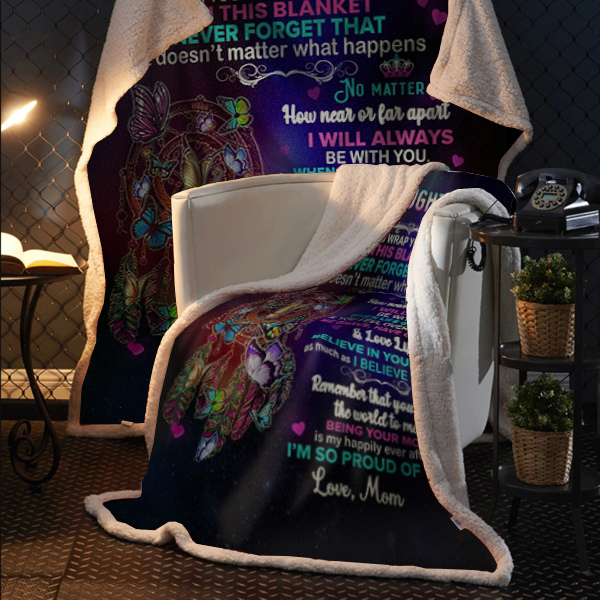 50% Off Today - To My Daughter, I Will Always Be With You, Love Mom Blanket