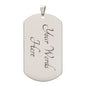 (Almost Sold Out) To My Son - Never Forget How Much I love You, Love Dad - Dog Tag - Military Ball Chain