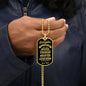 To My Daughter, Always Remember You Are Braver, Love Dad Dog Tag