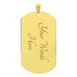 (Almost Sold Out) To My Son - Never Forget How Much I love You, Love Dad - Dog Tag - Military Ball Chain
