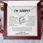 Apology Gift - I'm Sorry Forever Love Necklace
