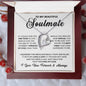To My Beautiful Soulmate, Forever Love Necklace