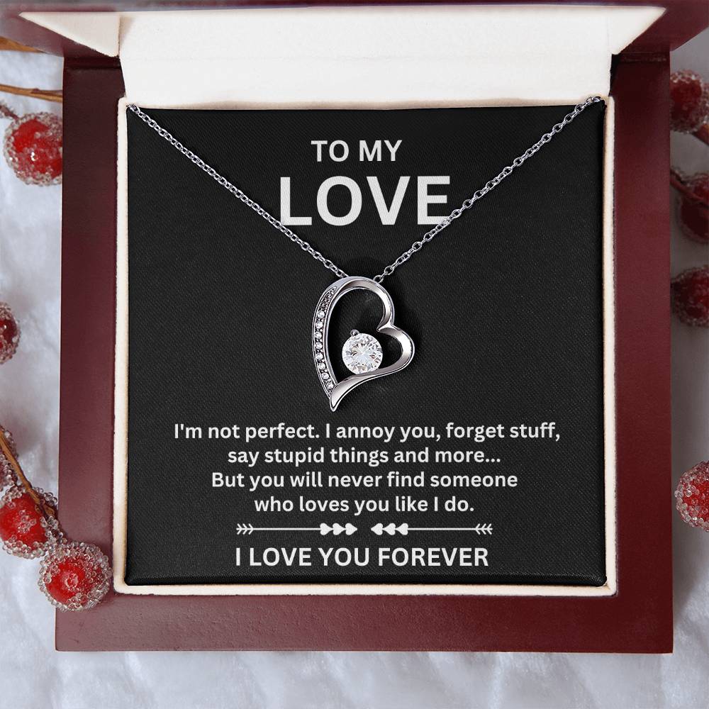 To My Love, Forever Love Necklace