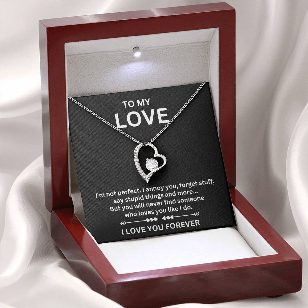 To My Love, Forever Love Necklace