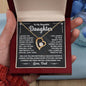 To My Beautiful Daughter, Forever Love Necklace