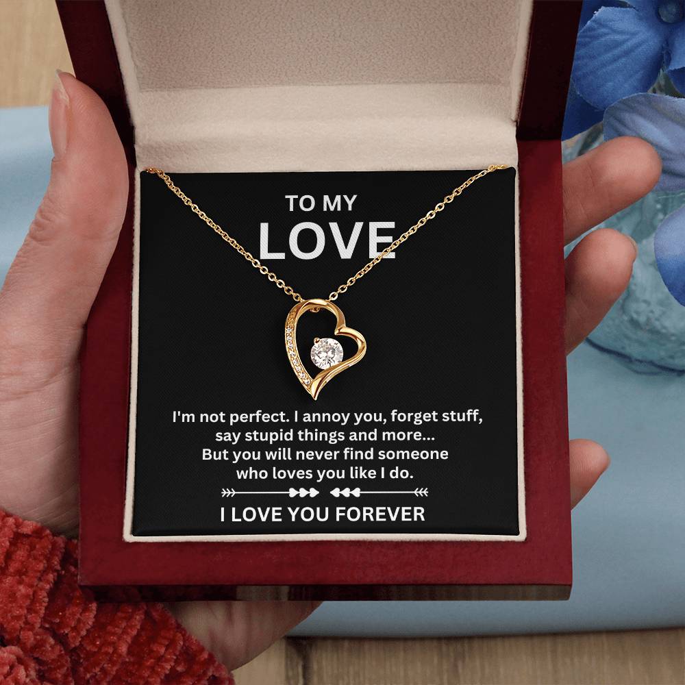 To My Love, Forever Love Necklace
