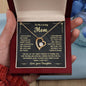 To My Beautiful Mom, Forever Love Necklace
