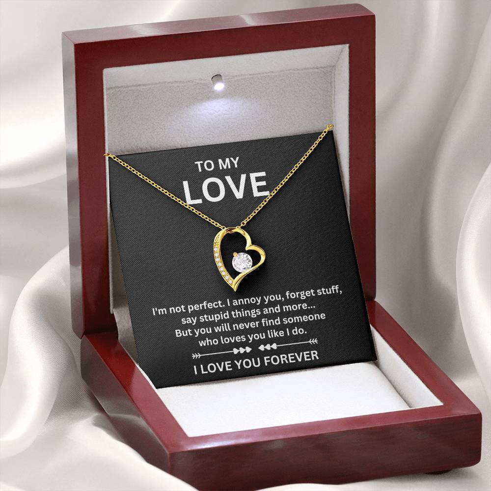 To My Love, Forever Love Necklace