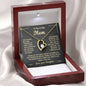 To My Beautiful Mom, Forever Love Necklace