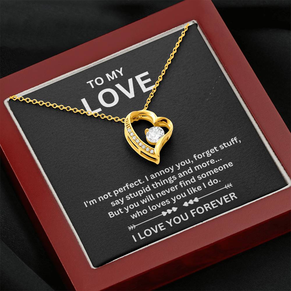To My Love, Forever Love Necklace