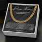 To My Man, Promise Necklace - Cuban Link Necklace