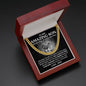 To My Amazing Son, Stand Tall, Even When You Fall, Love Dad - Cuban Link Necklace
