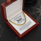 To My Amazing Son, Love Mom - Cuban Link Necklace