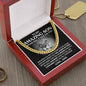 To My Amazing Son, Stand Tall, Even When You Fall, Love Dad - Cuban Link Necklace