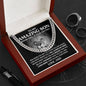 To My Amazing Son, Stand Tall, Even When You Fall, Love Dad - Cuban Link Necklace
