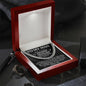 To My Man, You Are The One I Want To Be With - Cuban Link Necklace