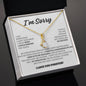 Apology Gift For Her - I Take Full Responsilbilty - Alluring Beauty Necklace