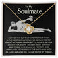 (Funny) To My Soulmate - Loveknot Necklace