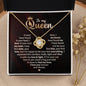 To My Queen, I Found My Love - Loveknot Necklace