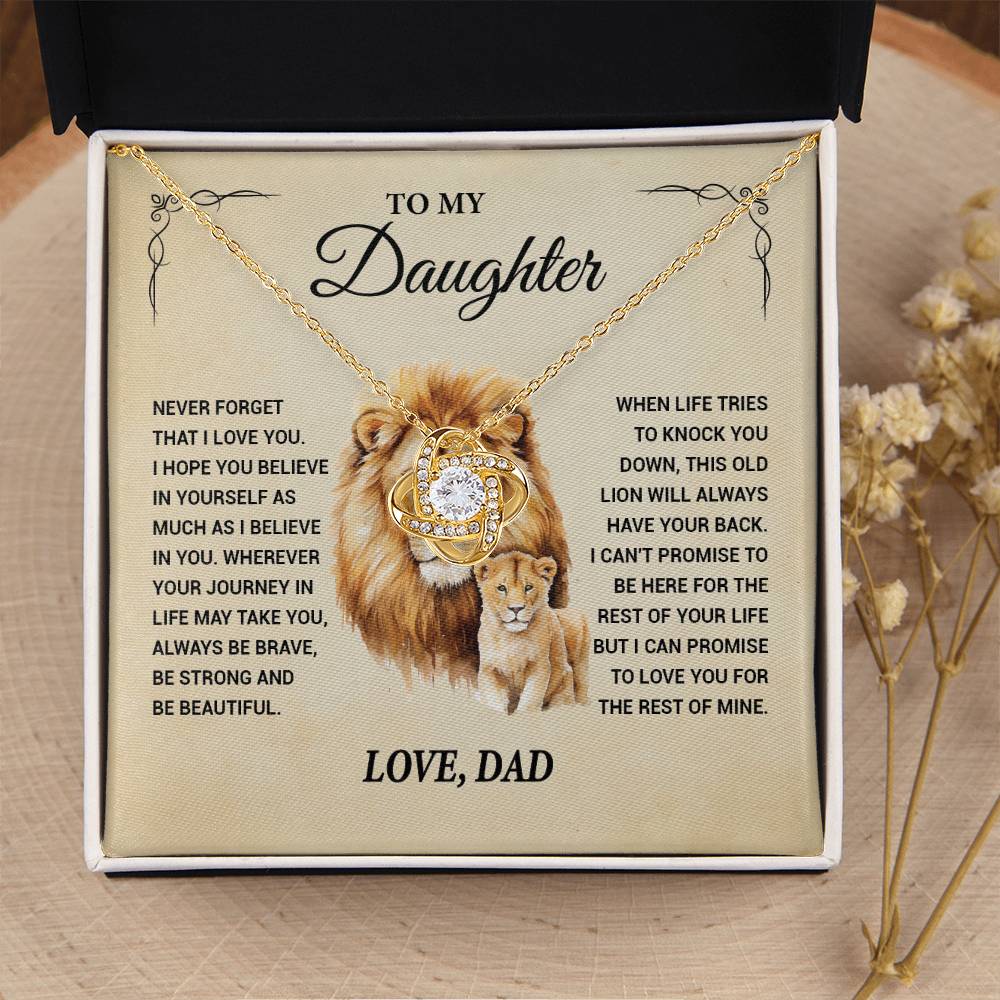 To My Daughter , Lovekot Necklace