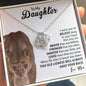 To My Daughter, You Are Braver Than You Believe, Love Mom - Loveknot Necklace