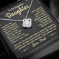 To My Daughter, I Will Always Be Your Biggest Fan, Love Dad - Loveknot Necklace