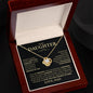 To My Daughter - Believe In Yourself - Love Knot Necklace