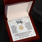 To My Beautiful Wife, Loveknot Necklace