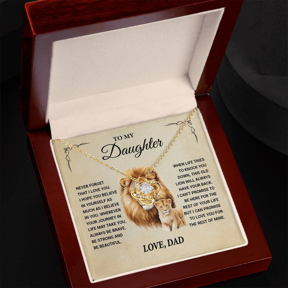 To My Daughter , Lovekot Necklace
