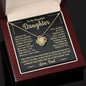 To My Daughter, I Will Always Be Your Biggest Fan, Love Dad - Loveknot Necklace