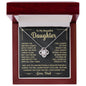 To My Daughter, I Will Always Be Your Biggest Fan, Love Dad - Loveknot Necklace