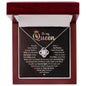 To My Queen, I Found My Love - Loveknot Necklace
