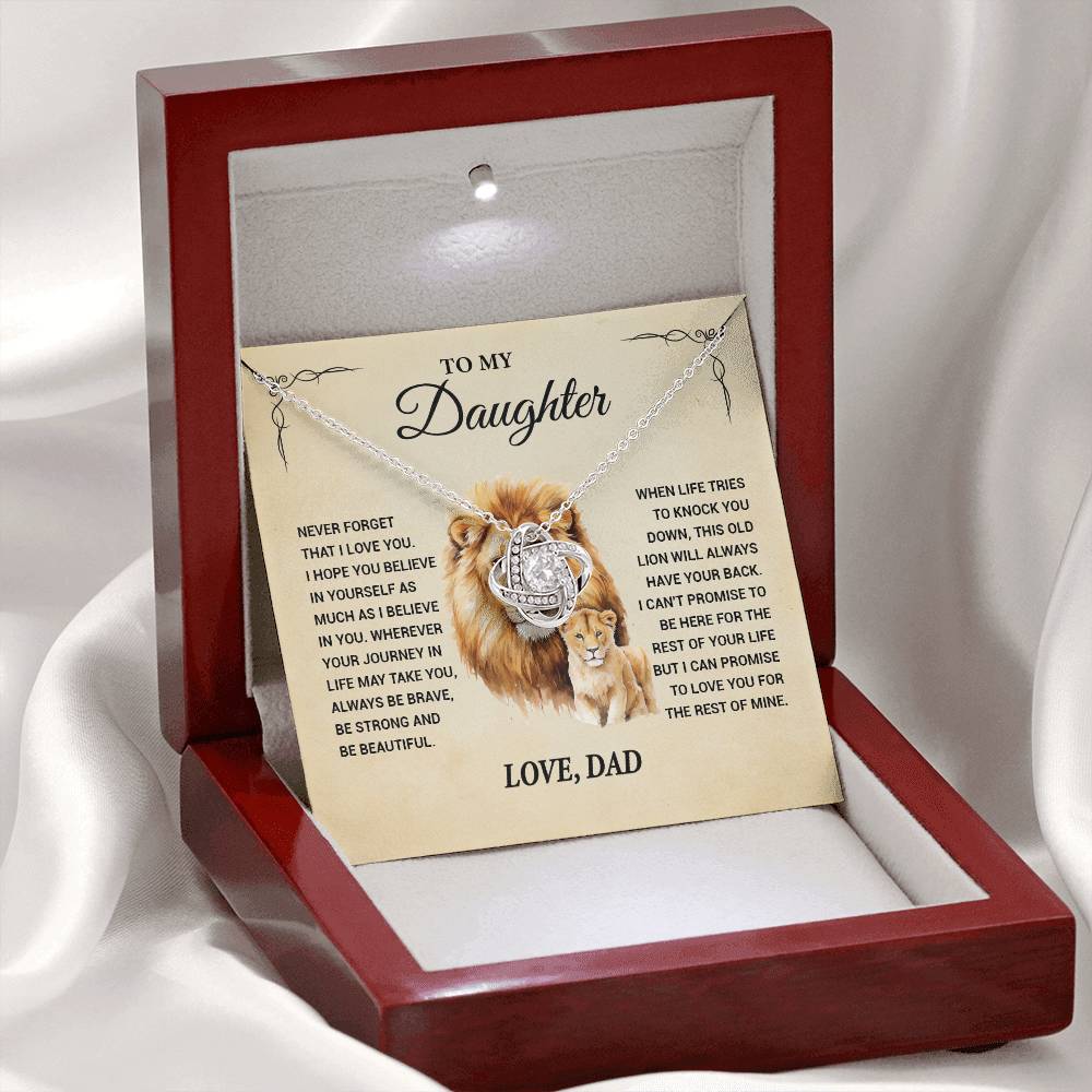 To My Daughter , Lovekot Necklace