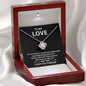 To My Love, I Love You Forever - Loveknot Necklace