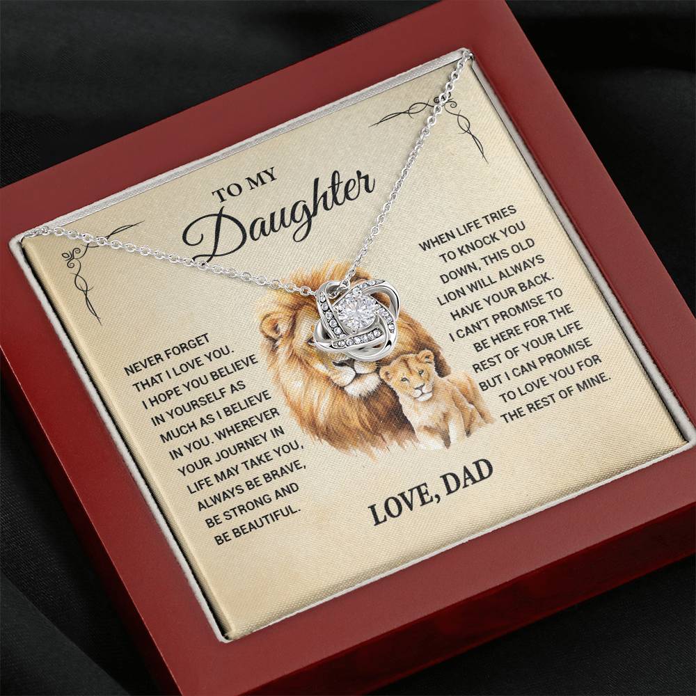 To My Daughter , Lovekot Necklace