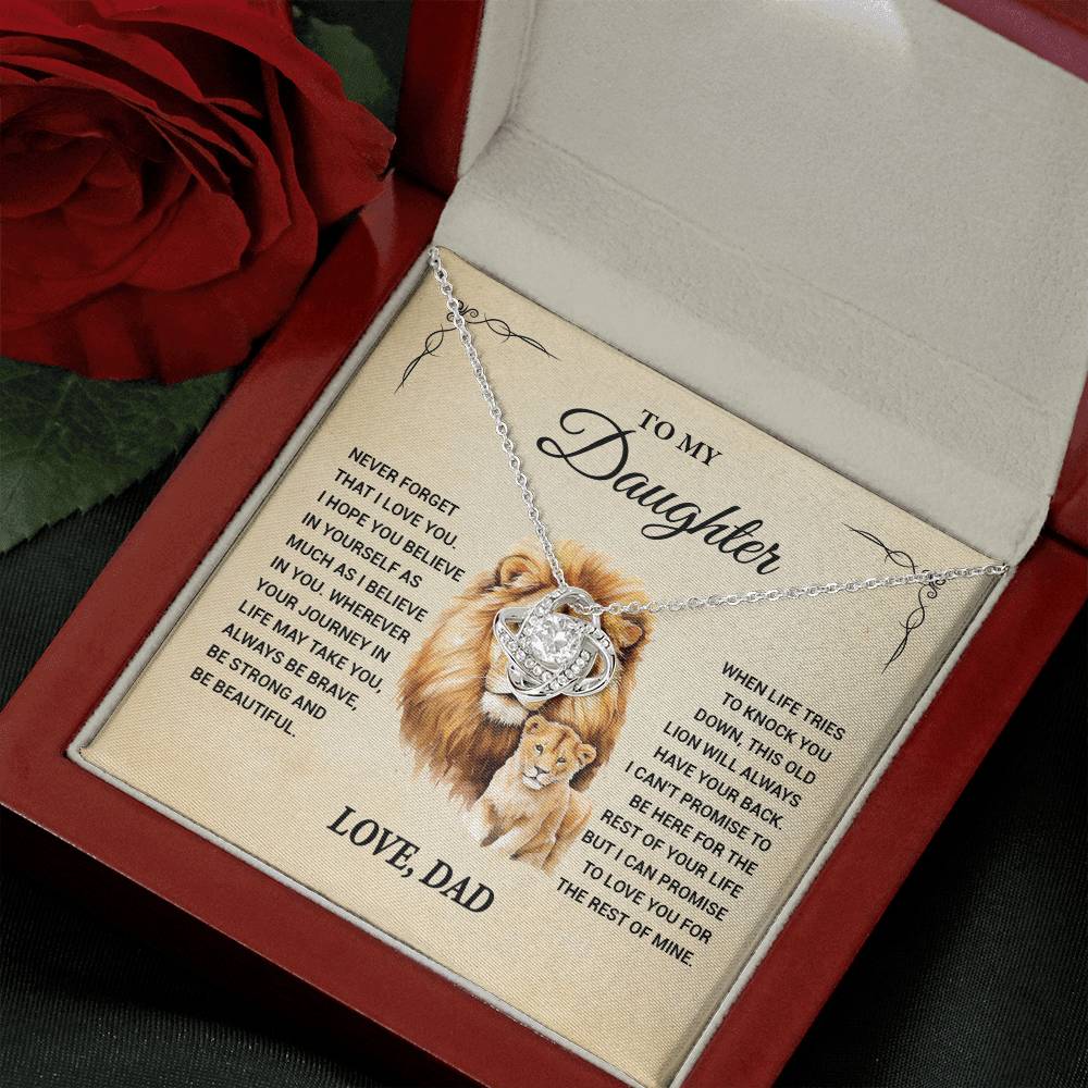 To My Daughter , Lovekot Necklace