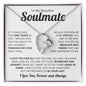 To My Soulmate, You're The Best Thing, Forever Love Necklace