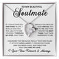 To My Beautiful Soulmate, Forever Love Necklace