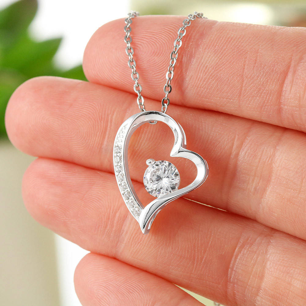 To My Wife, Falling In Love With You Was Beyond My Control - Forever Love Necklace