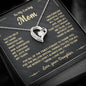 To My Beautiful Mom, Forever Love Necklace