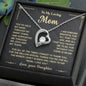 To My Beautiful Mom, Forever Love Necklace