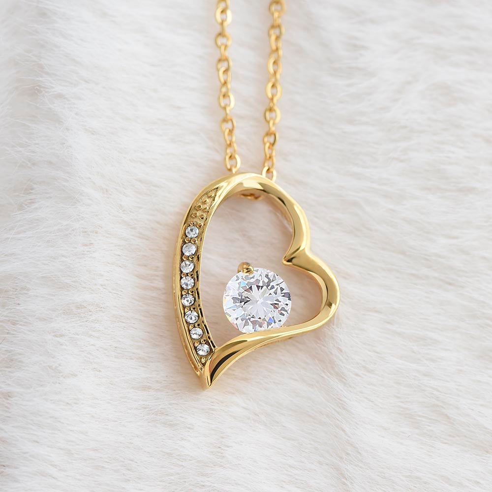 To My Wife, Falling In Love With You Was Beyond My Control - Forever Love Necklace