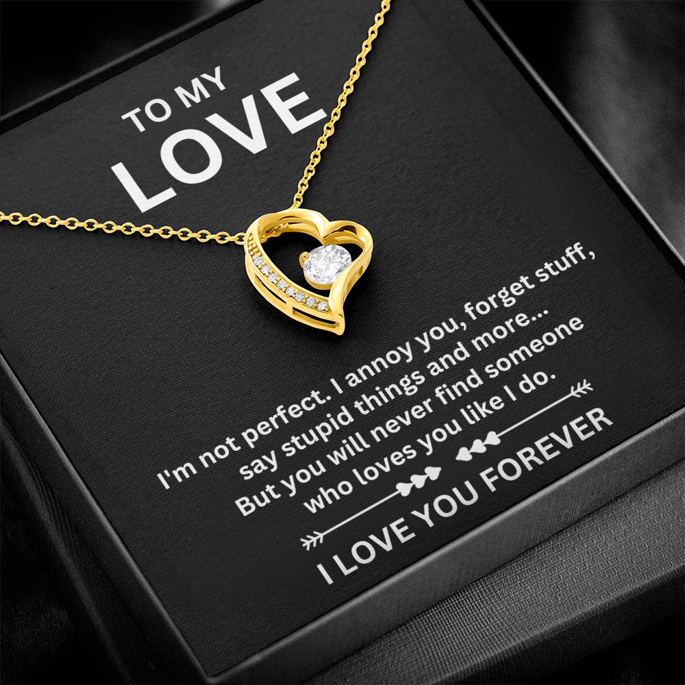 To My Love, Forever Love Necklace