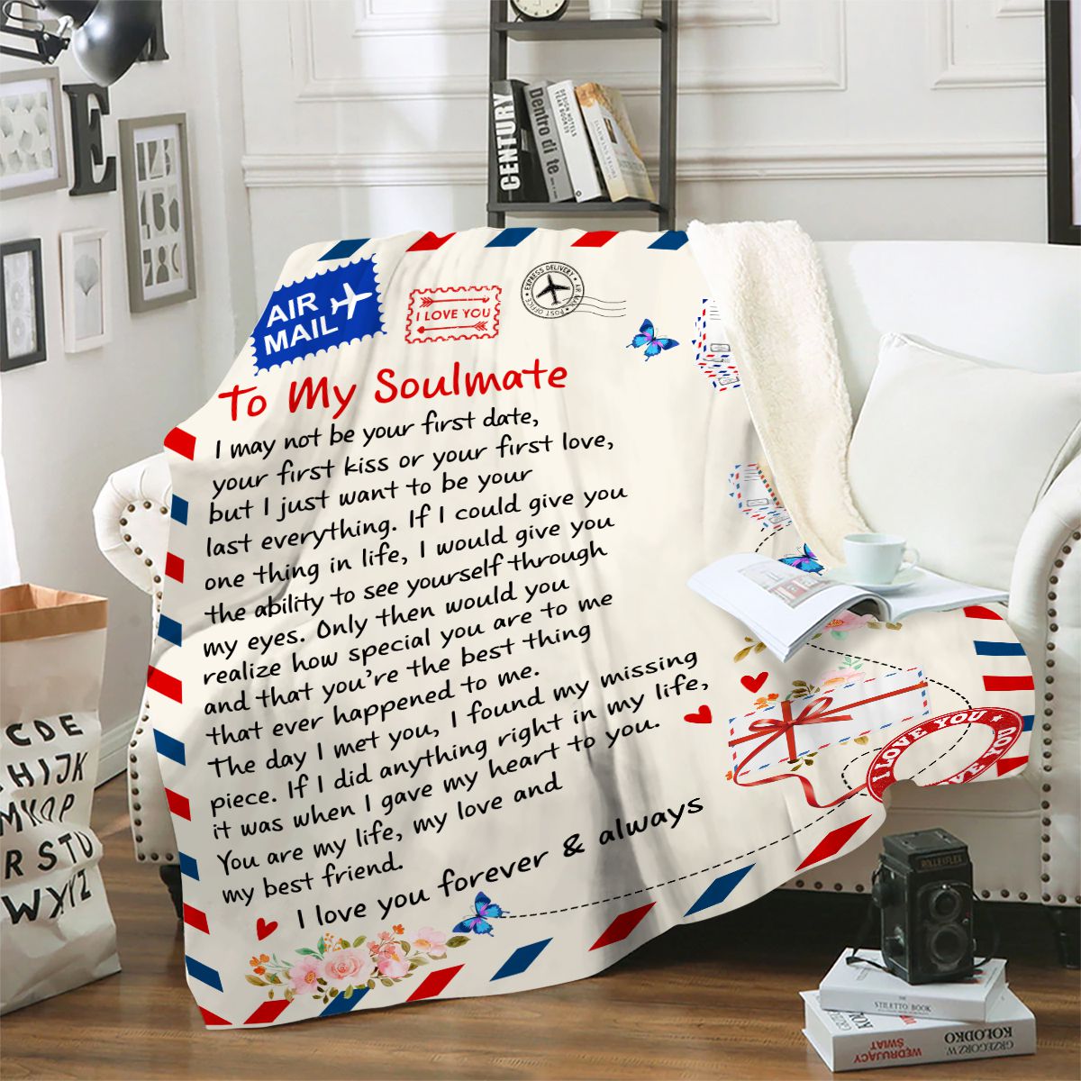 To My Soulmate, I Want To Be Your Last Everything- Blanket