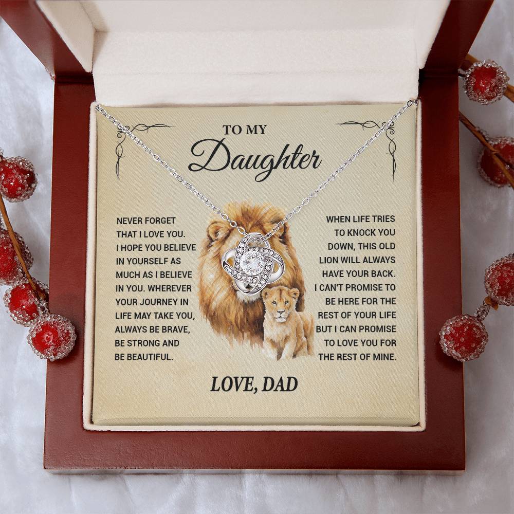 To My  Daughter , Lovekot Necklace