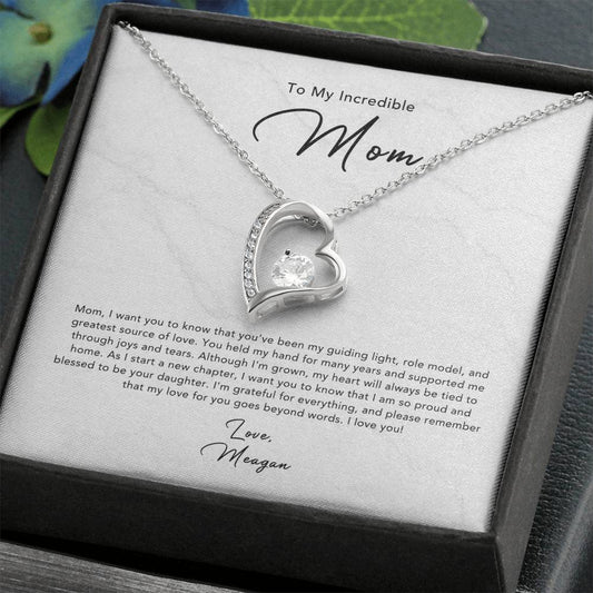 To My Mom, Forever Love Necklace