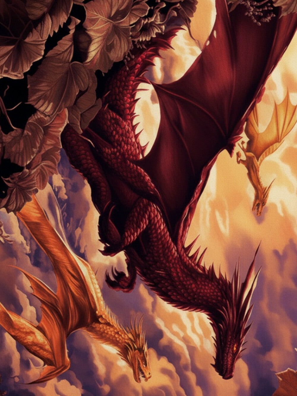 Dragonrider Woven Blanket