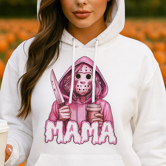 On Sale - Pink Spooky Face Hoodie